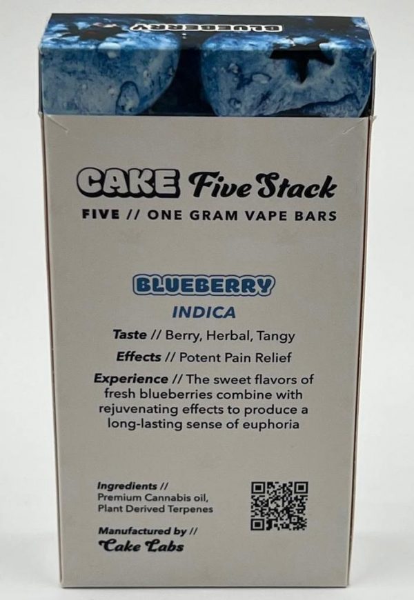 BlueBerry 4th Gen Cake Bar Disposable (Indica)